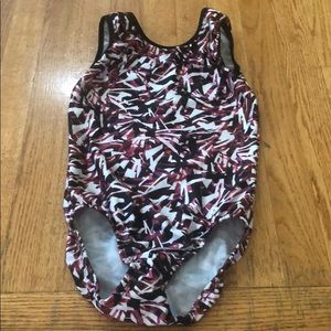 Plum practicewear gymnastics leotard AS